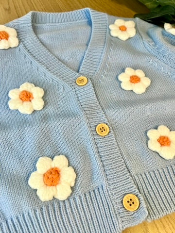 Floral Knitted Cardigan