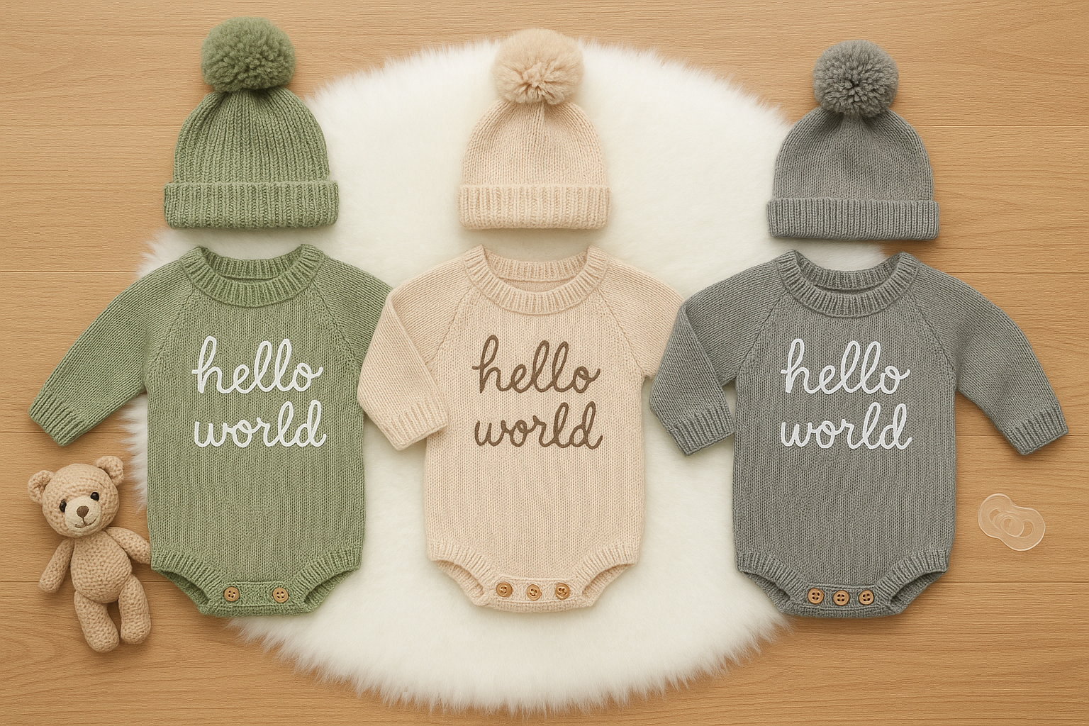 Newborn Knitted Outfit