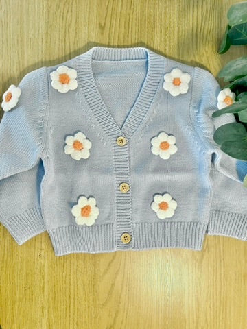 Floral Knitted Cardigan