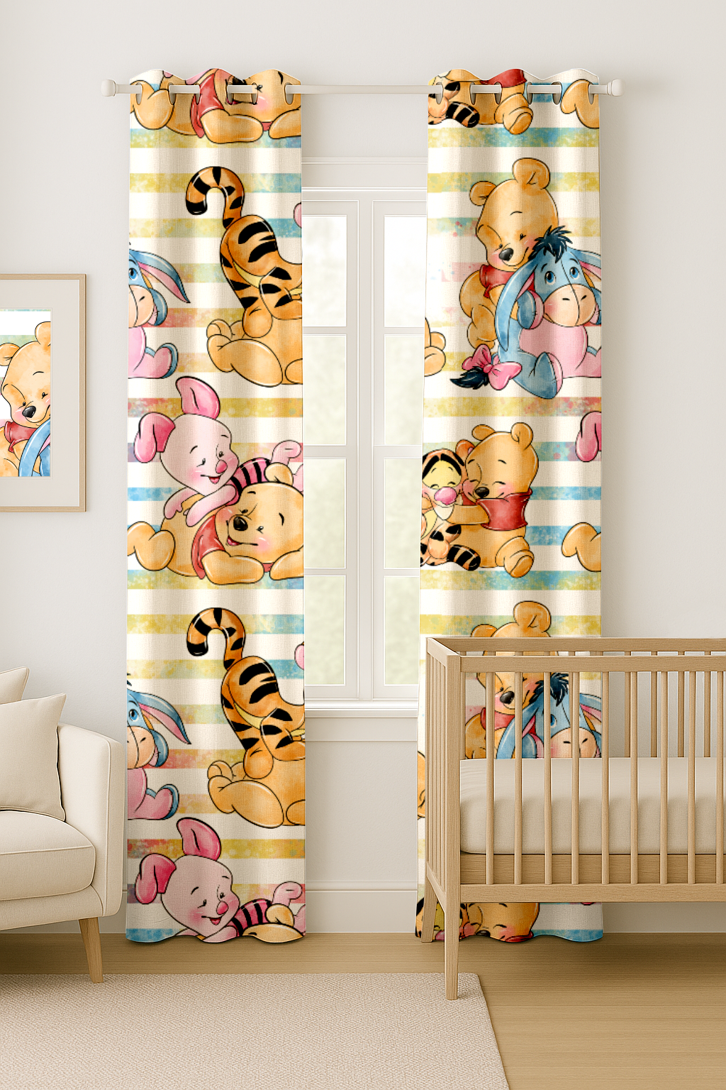 Winnie Rainbow Curtains