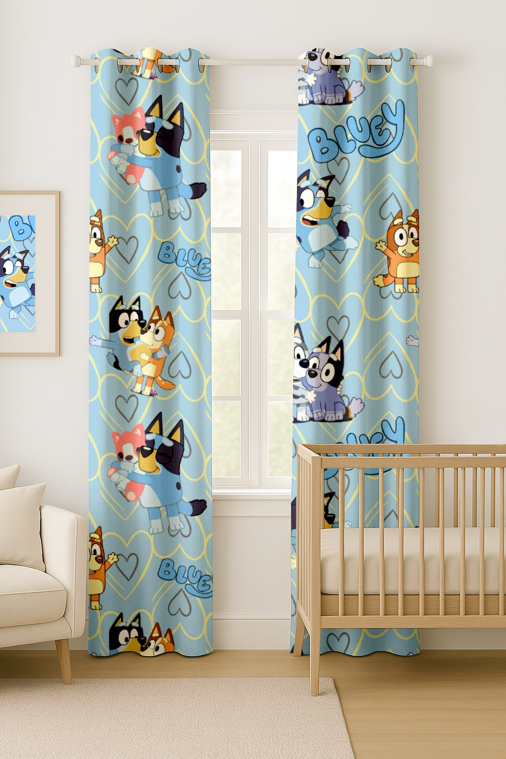 Blue Sisters Curtains