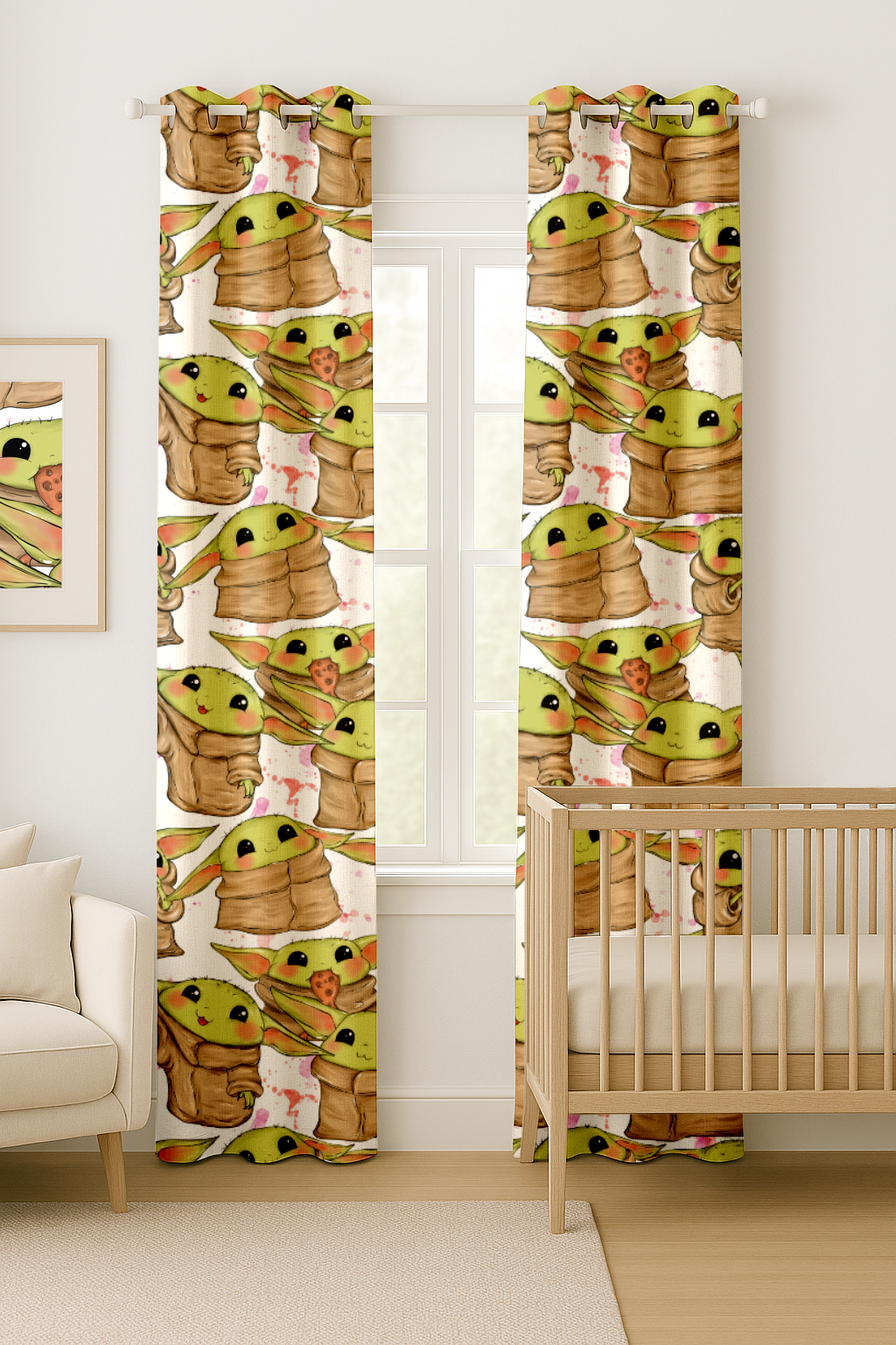 Pink Baby Master Curtains