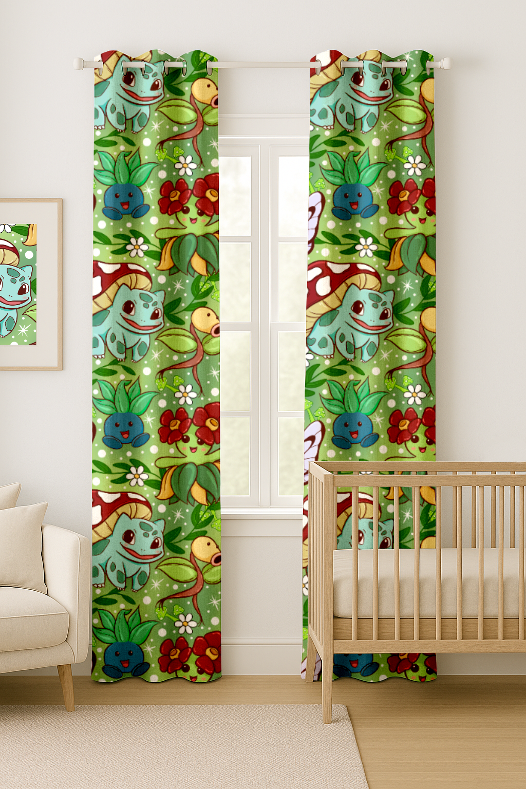 Cottage Core Pals Curtains