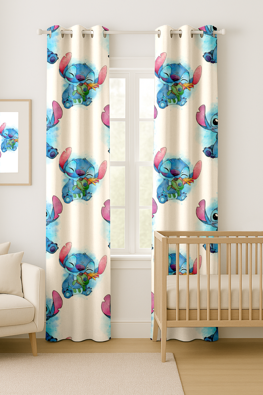 Blue Friends Curtains