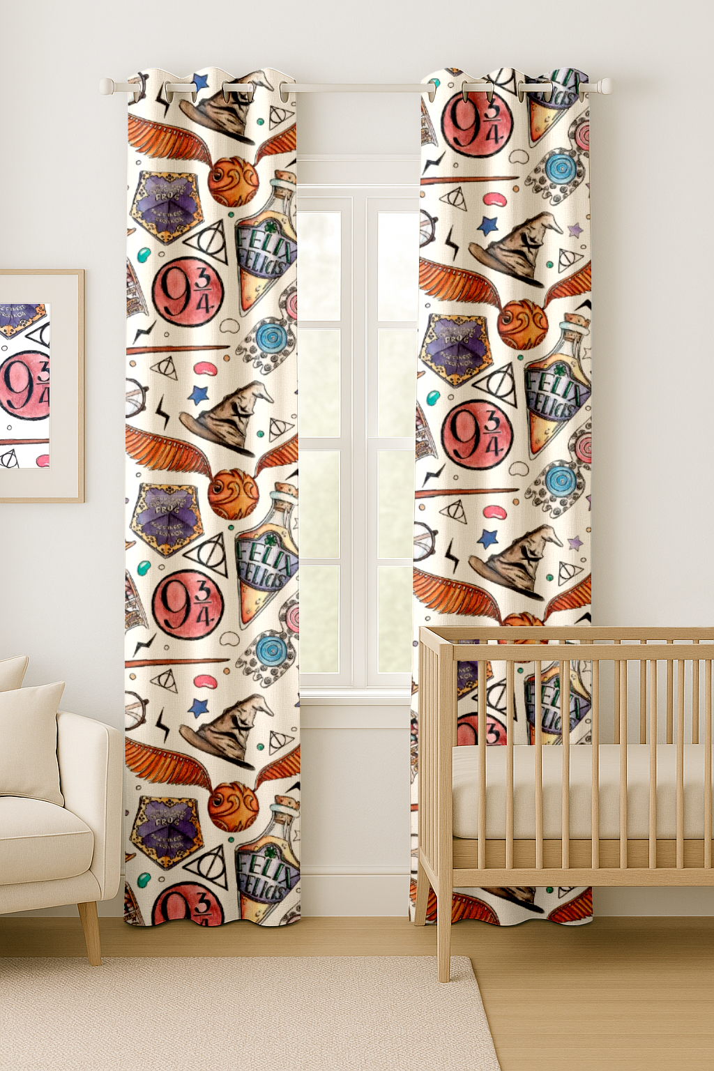 Wizarding Potions Curtains