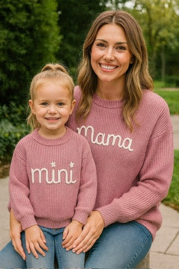 Matching Mama And Mini Jumpers