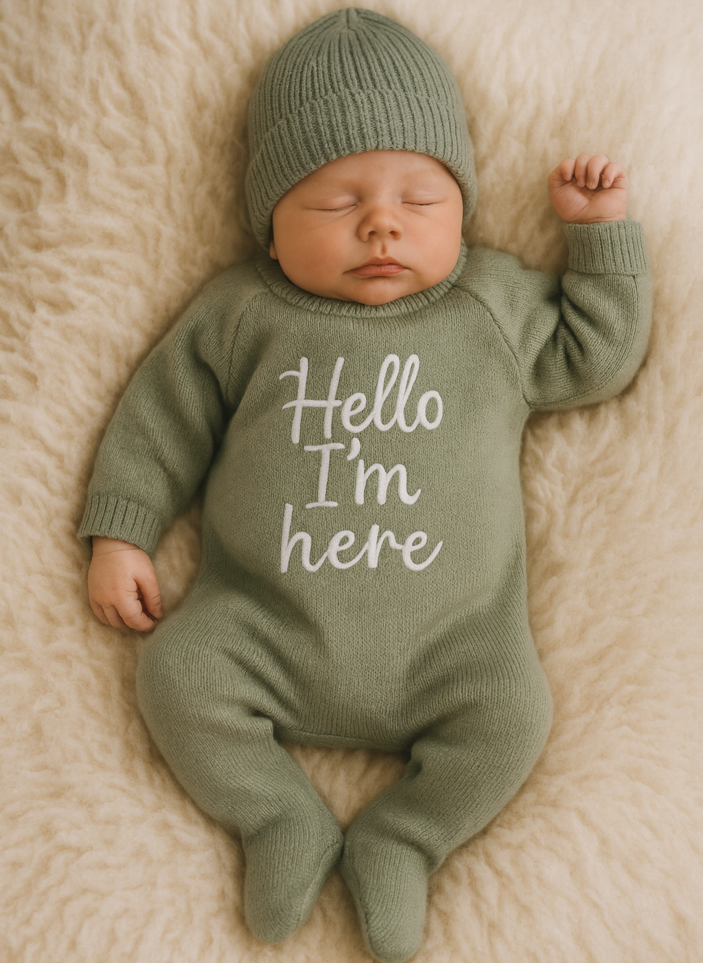 Newborn Knitted Outfit
