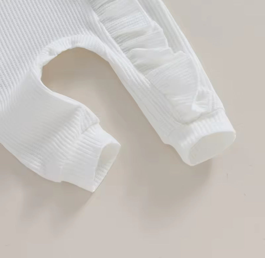 Ruffle Romper And Headband