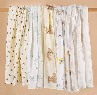 100x100cm Muslin Swaddle Blanket
