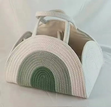 Macrame Rainbow Caddy