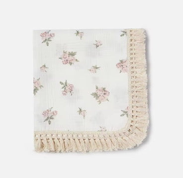 Tassel Muslin Blanket