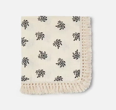 Tassel Muslin Blanket