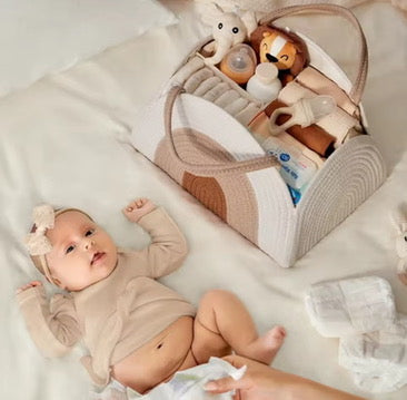 Macrame Rainbow Caddy