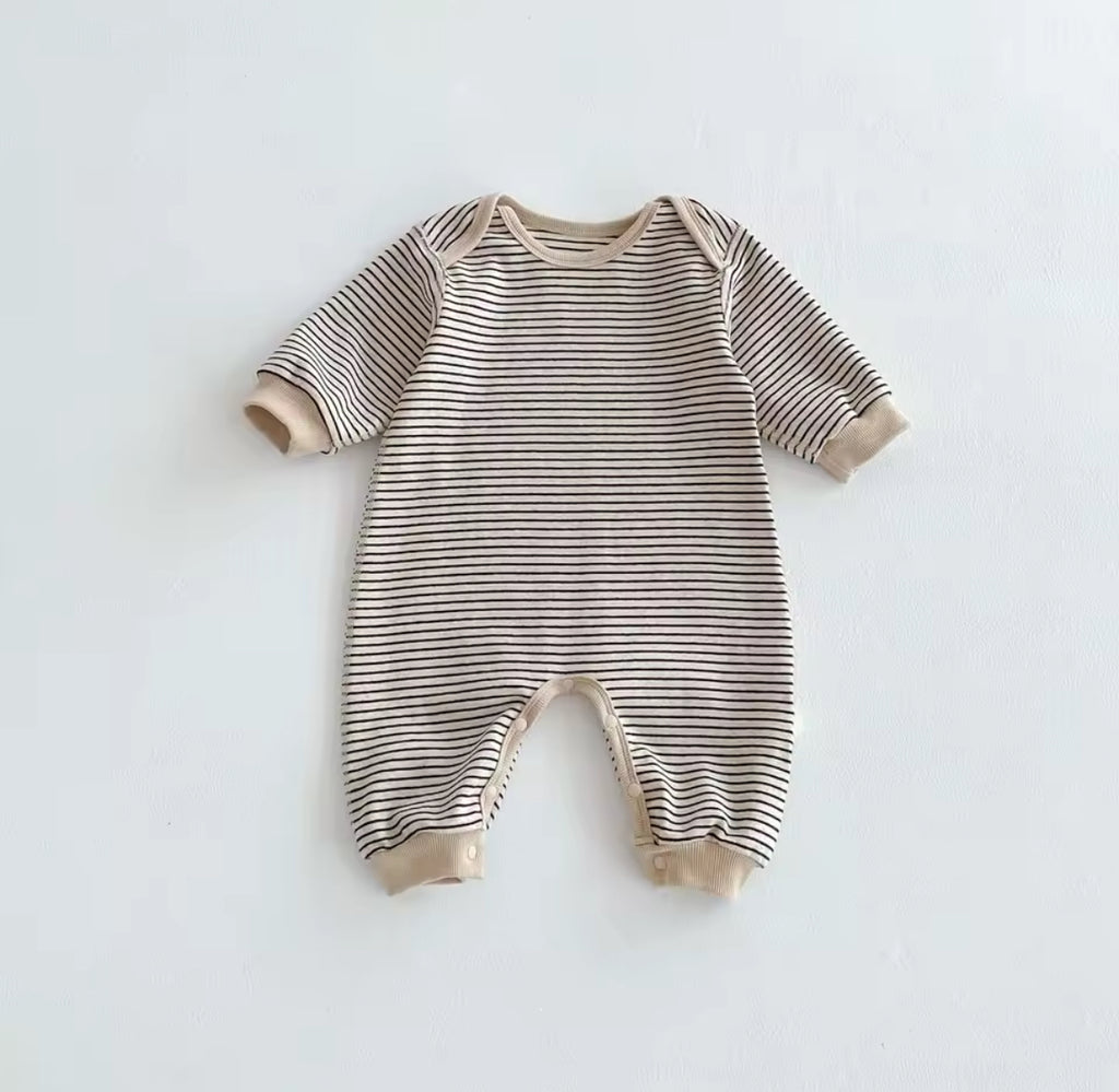Korean Style Striped Romper