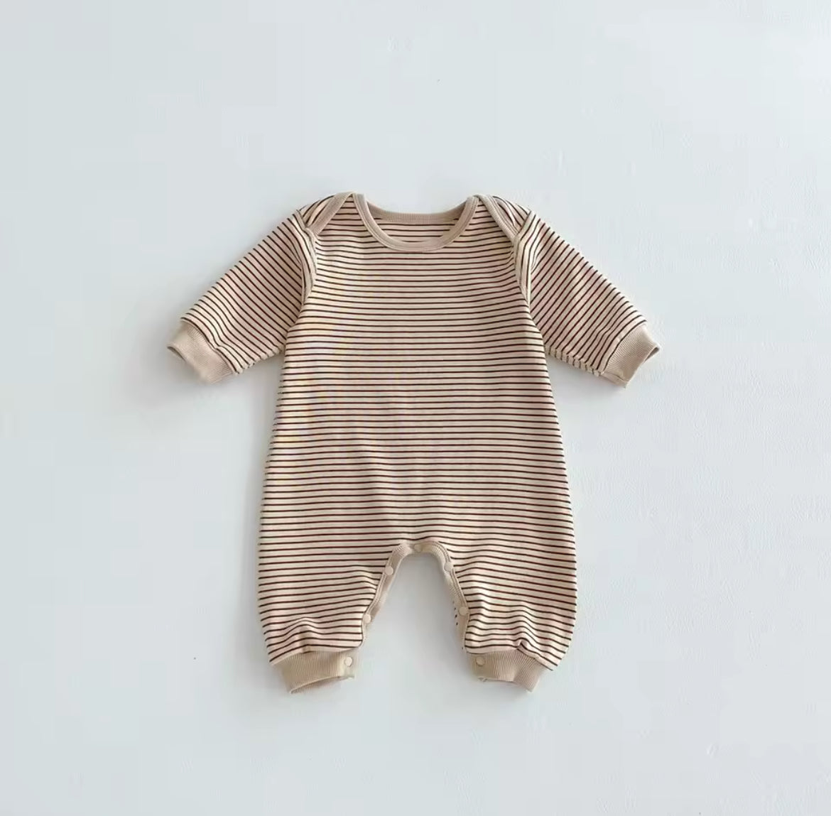 Korean Style Striped Romper