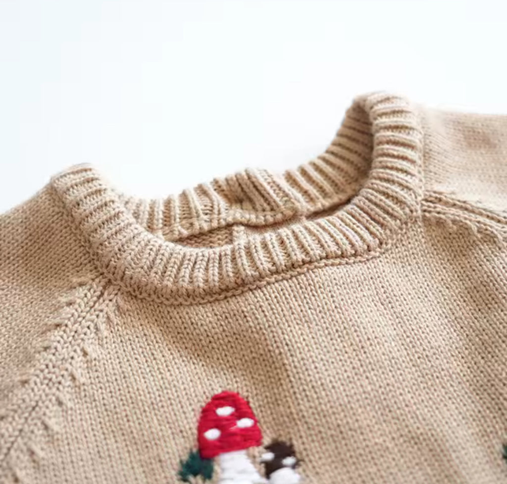 Toadstool Knitted Romper