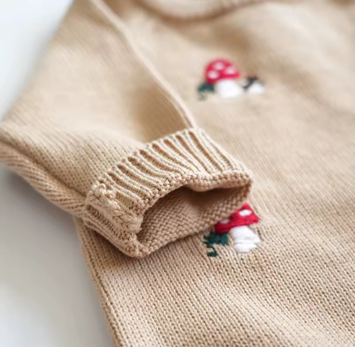Toadstool Knitted Romper