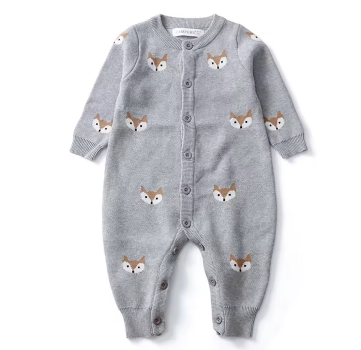 Hedgehog Knitted Romper