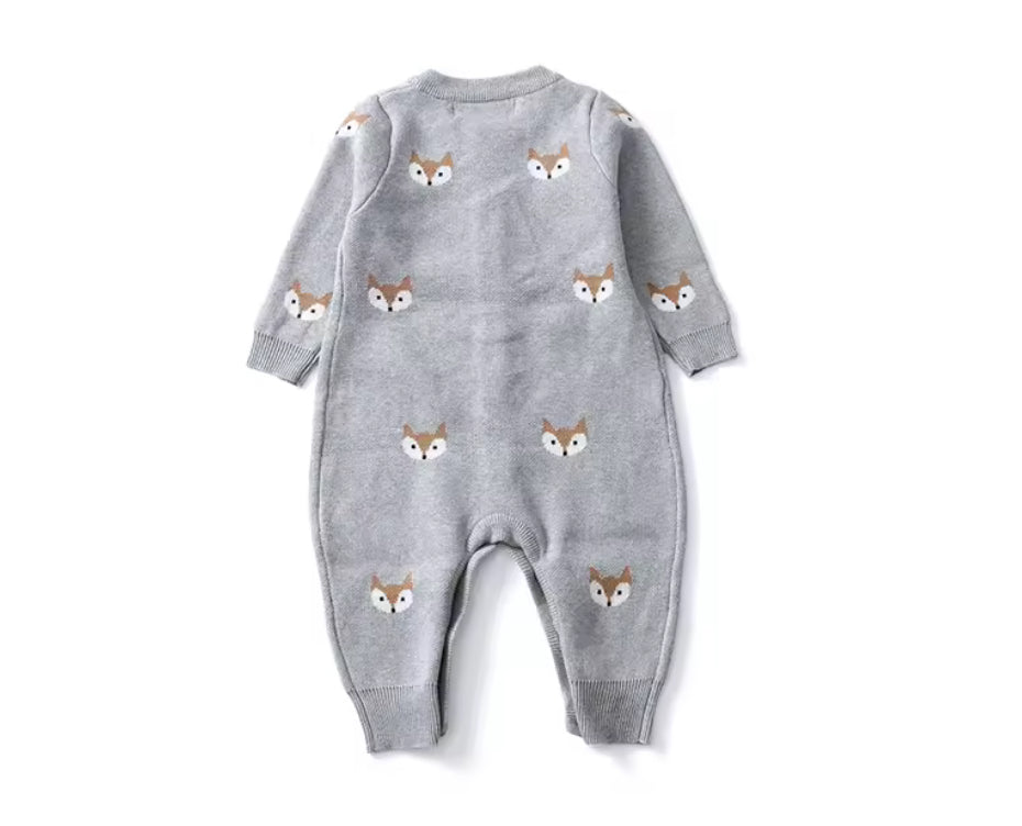 Hedgehog Knitted Romper