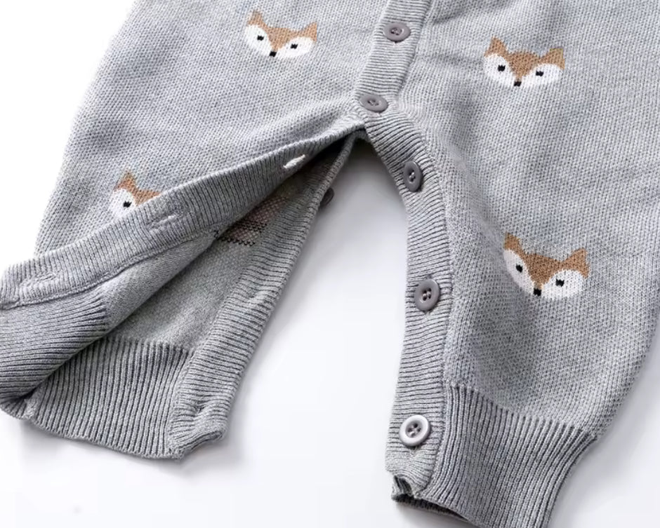Hedgehog Knitted Romper