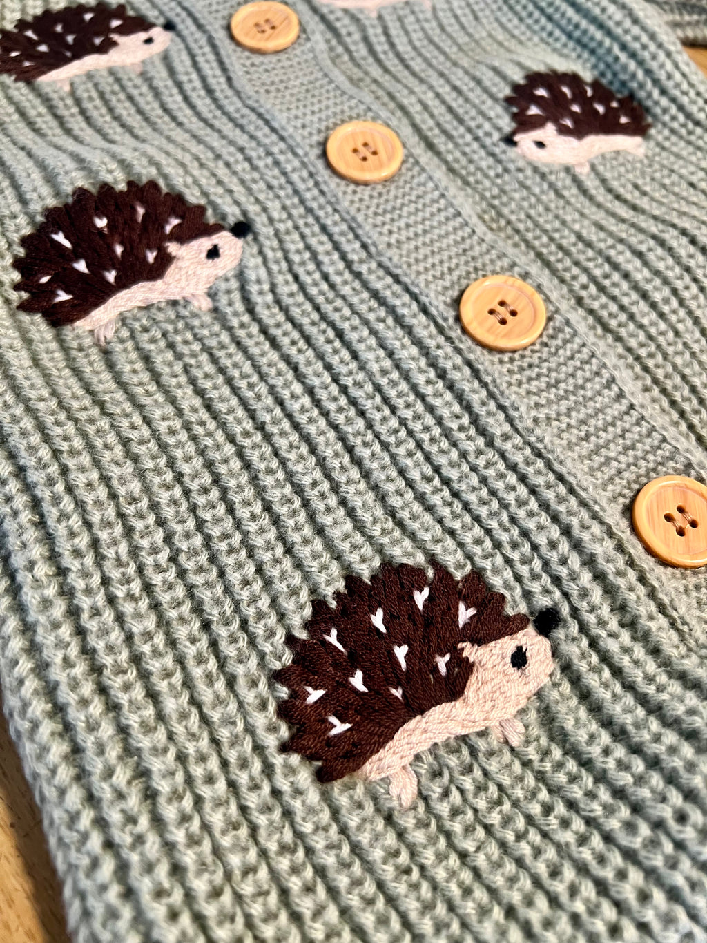 Hedgehog Knitted Romper