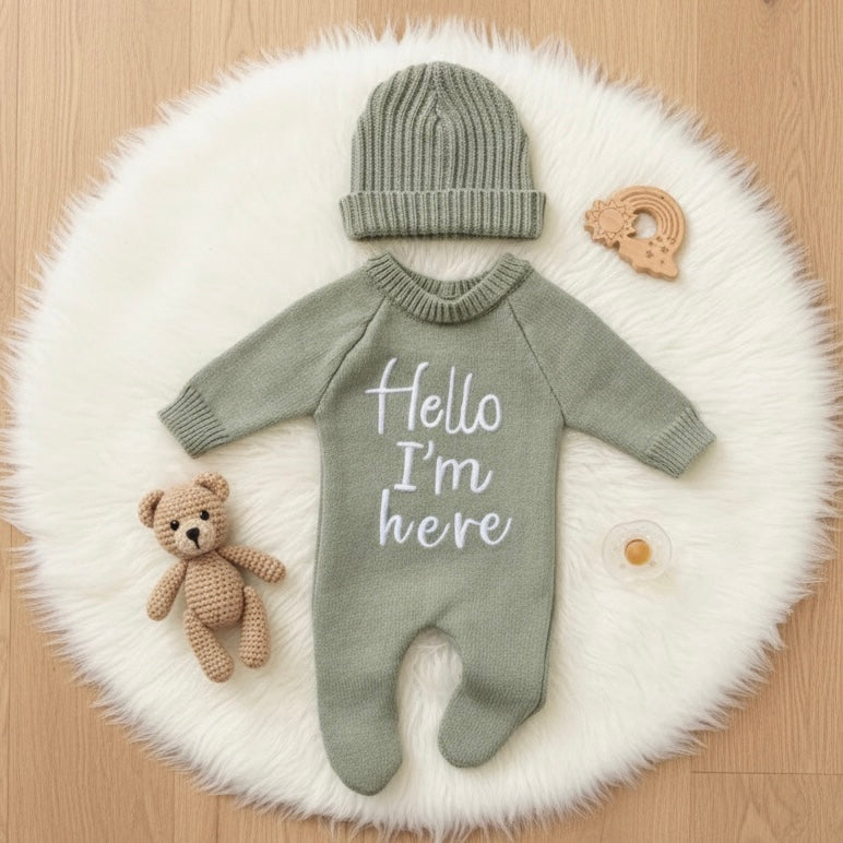 Newborn Knitted Outfit