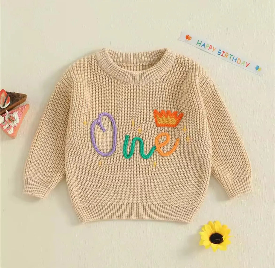 Custom 1st Birthday Jumper